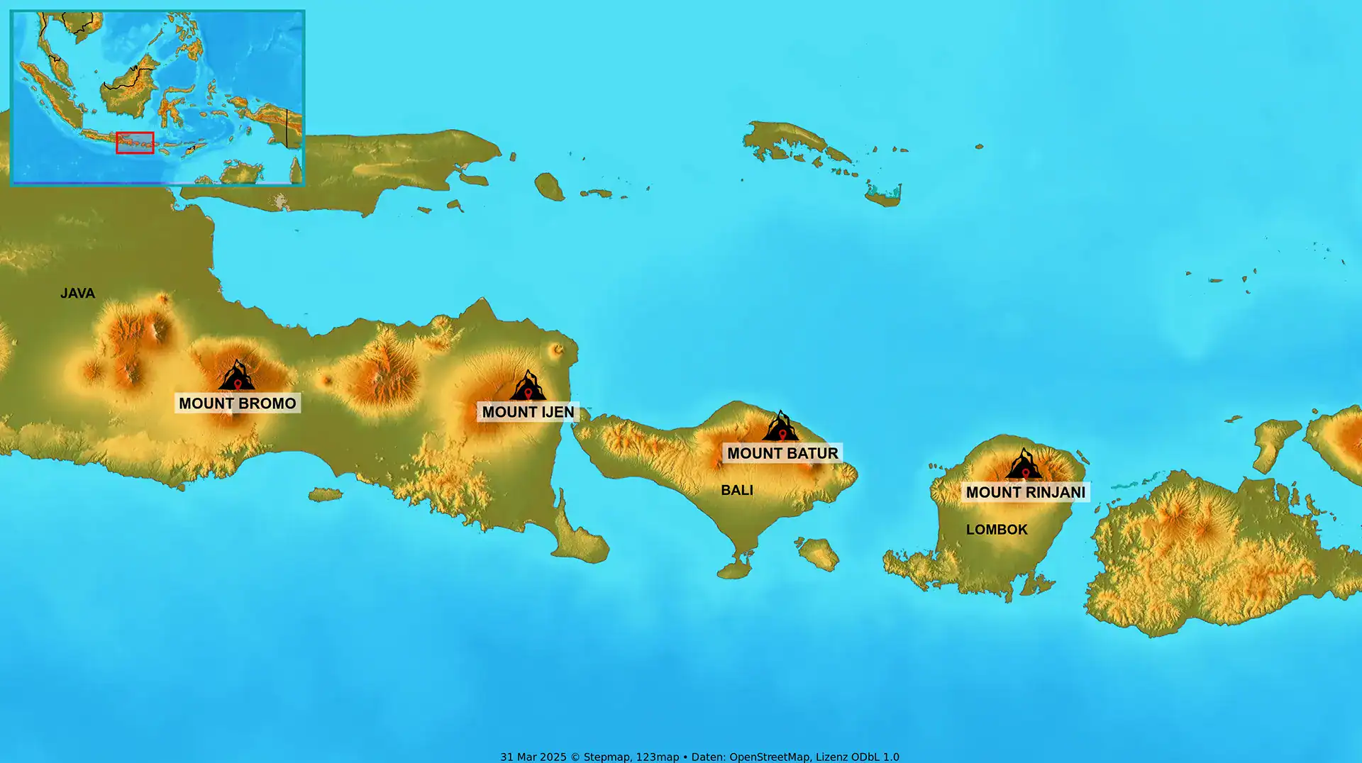 StepMap-Map-INDONESIA-VOLCANO-HIKING