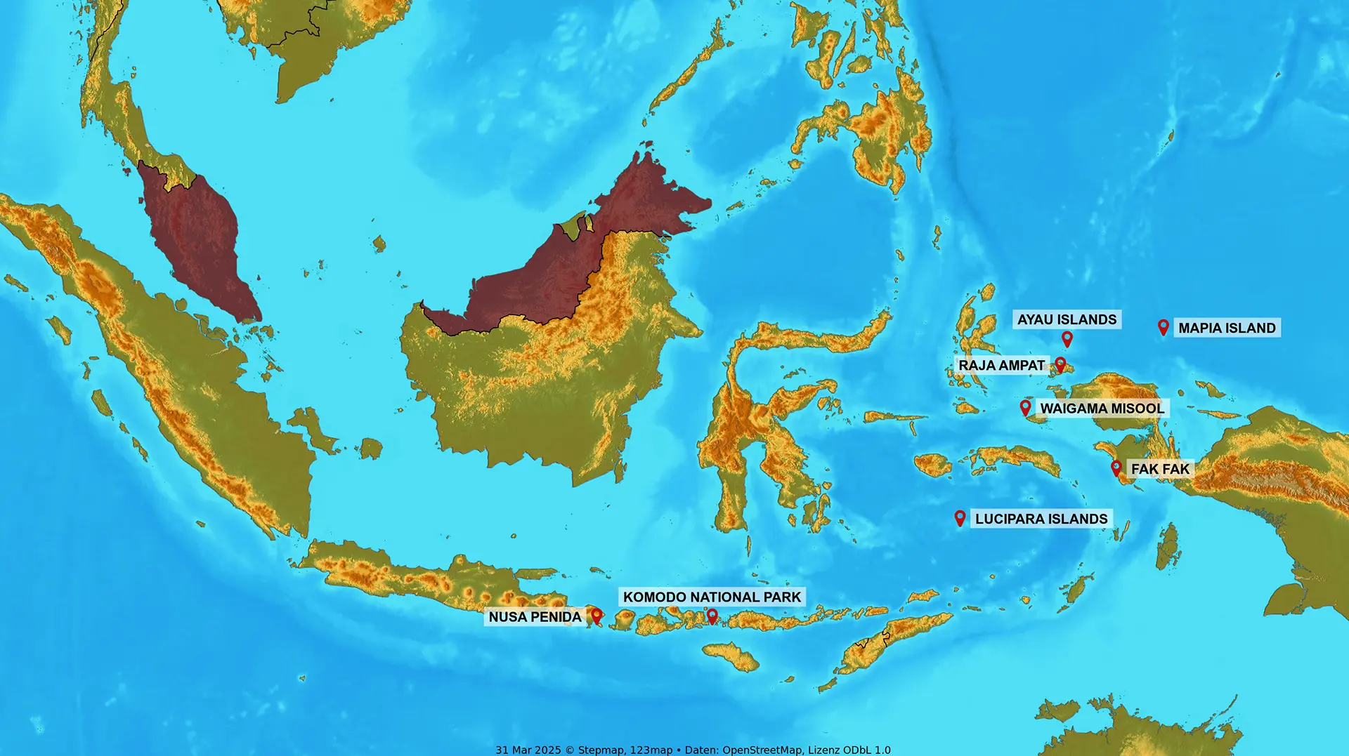 Sport Fishing Maps Indonesia