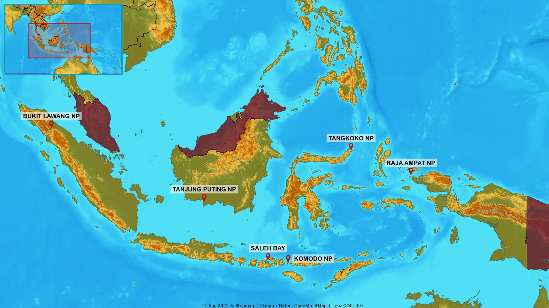 StepMap-Map-INDONESIA-WILDLIFE